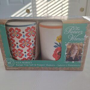 Pioneer Woman "Flea Market" Range-Top Salt and Pepper Shakers